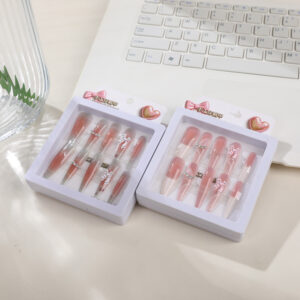 Intellectual Elegant Press On Nails - 10pcs - Image 1