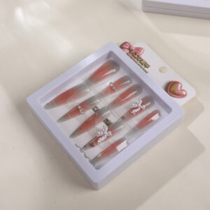 Intellectual Elegant Press On Nails - 10pcs - Image 3