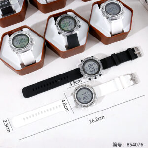 7333 Fashion Transparent Case Waterproof Watch 1*12 - Image 3