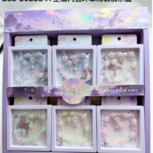 Full Glitter Five-Leaf Clover Bracelet - Image 1