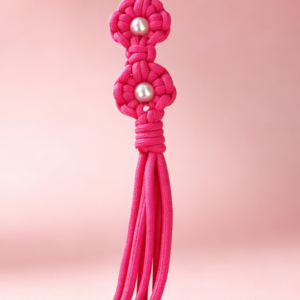 Pearl Flower Pendant Keychain - Image 1