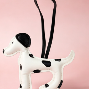 PU Pug Pendant Keychain - Image 1