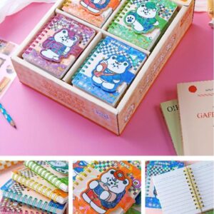 A7-777-4 Energetic Bear Cub Coil Notebook 80 Pcs - Image 1