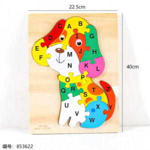 901/988 Animal Traffic Alphabet Puzzle Toy - Image 4