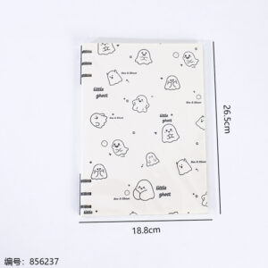 Six-Ring Loose-Leaf Notebook, 60 Sheets – Ghost Party B5 2612 - Image 3