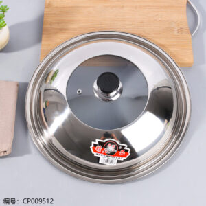 34cm Combination Pot Lid with Plastic Top Bead - Image 1
