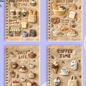 A7 Playful Style Spiral Notebook - 807100-2 - Image 1