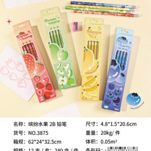 Colorful Fruit 2B Pencils 3875 - Image 1