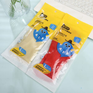 A-2103 Mini Gloves - Natural / Red (Size L) - Image 1
