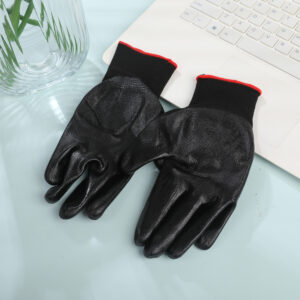 32g All Black Nitrile Gloves - A-3124 - Image 3