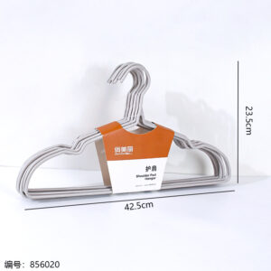 6060 PVC-Coated Shoulder Clothes Hanger 10pcs/Set - Image 1