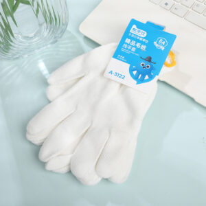 40g White Woolen Gloves - A-3122 - Image 1