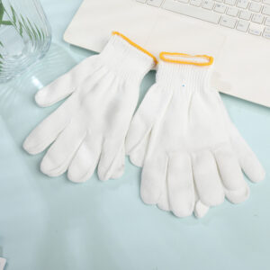 40g White Woolen Gloves - A-3122 - Image 2