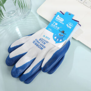 32g White & Blue Nitrile Gloves - A-3112 - Image 1