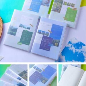 A5052-80-48 Whispers of Scenery PVC Cover Notebook - 52 Sheets - Image 1