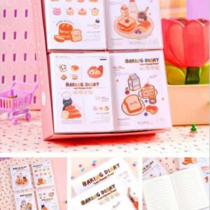 64K6480-51 Baking Diary PVC Cover Notebook - Image 1