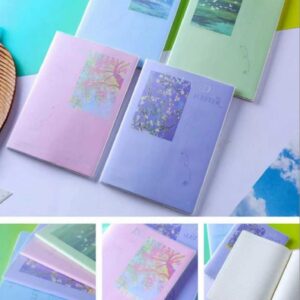 A5052-80-52 Letter from Misty Island PVC Cover Notebook - 52 Sheets - Image 1