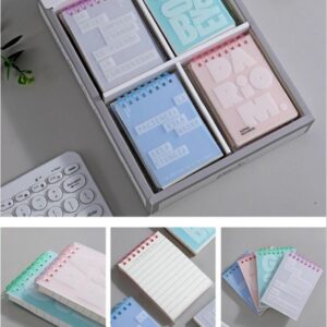 A7-042-6 Art Font Soft Coil Notebook 70 Pcs - Image 1