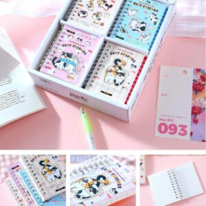 A7-666-104 Sketch Cat Coil Notebook 80 Pcs - Image 1