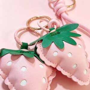 Pink Strawberry Charm - Image 1