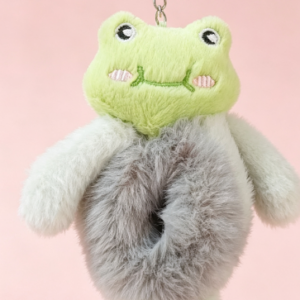 Frog Hair Tie Plush Charm - Image 1