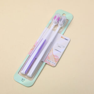 Flat hole scientific technological toothbrush 2pcs-K686 - Image 2