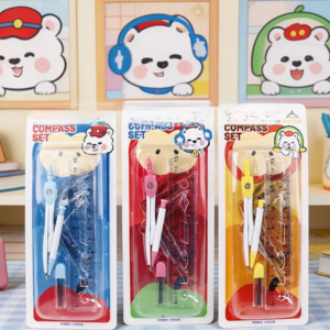 Apple Bear Compass & Ruler Set XX-9107 - Image 1