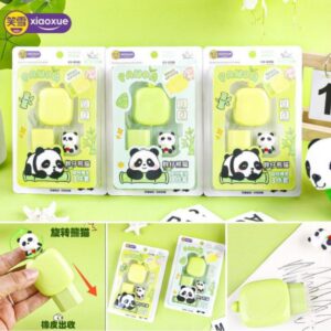 Panda Rotating Eraser Set XX-6061 - Image 1