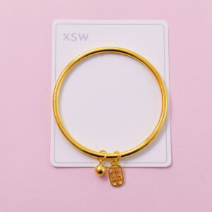 Gold Halo Bangle - Image 1