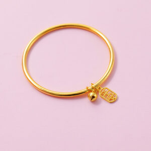 Gold Halo Bangle - Image 2