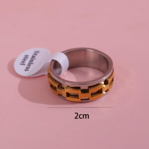 Two-Tone Fashion Ring - Image 3
