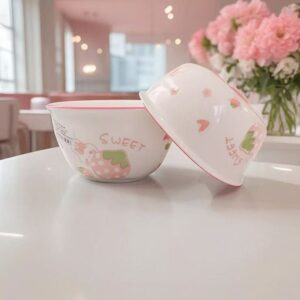 Strawberry Rabbit Series - 4.7-inch Bowl - Image 1