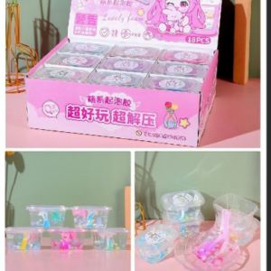 Mini Cup Milk Cream Slime A6022 - Image 1