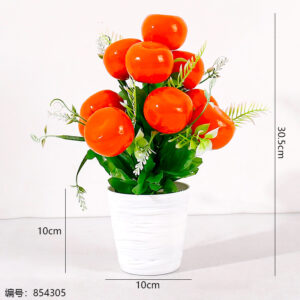 White Pot Large Fruit Potted Plant (1*15) - Image 3