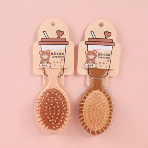 Bubble tea color oval airbag comb - Image 1