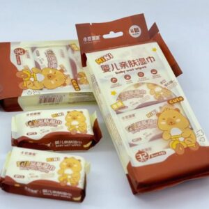 Mini 8-Pack Capybara Wet Wipes 64pcs - Image 1