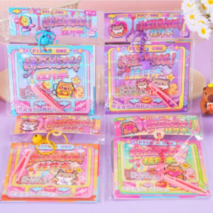 Fuse Bead Sticker Charm Notebook - Image 1