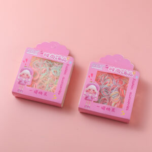 PP Box Hair Ties – Colorful - Image 1