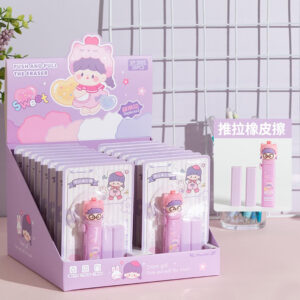 Floral girl eraser card-XP 3085 - Image 1