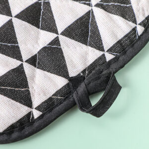 Cotton and linen plain color heat insulation pad 17*17 - Image 2
