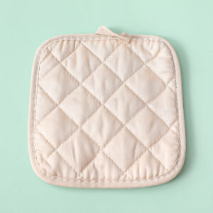 Cotton and linen sun flower heat insulation pad 17*17 - Image 2