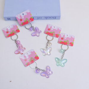 Crystal butterfly keychain - Image 1