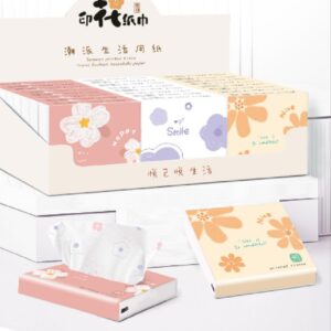 Flowers Bloom Printed Tissue(3-ply x 40 counts) - Image 1