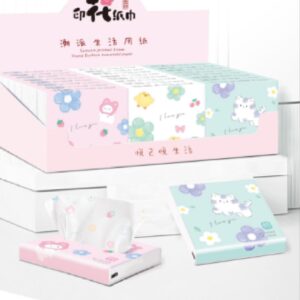 Floral Whisper Printed Tissue(3-ply x 40 counts) - Image 1