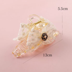 Camellia Hair Claw Clip 13cm - Image 3