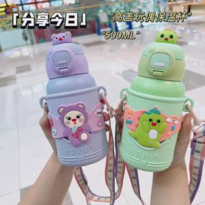 8th Gen Kids Thermos Cup 500ml-H-262 - Image 2