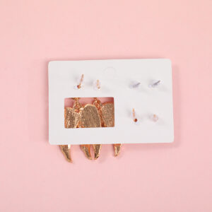 Three Pairs of Wing Stud Earrings - Image 3