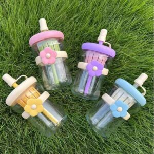 Floral Glass - 350ml (Color Box) - Image 1