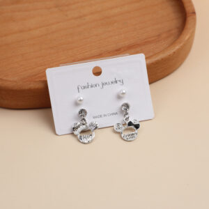 Pearl and diamond earrings (two pairs)-6 - Image 1