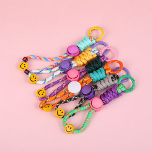 Smiley Face Braided Rope Charm - Image 2